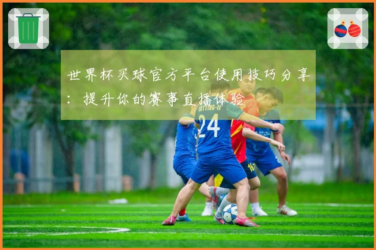 世界杯买球官方平台使用技巧分享：提升你的赛事直播体验
