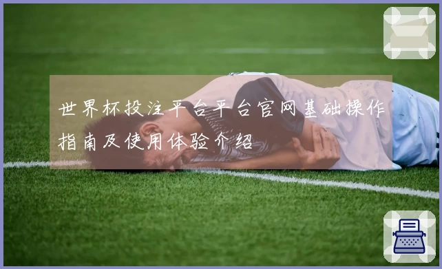 世界杯投注平台平台官网基础操作指南及使用体验介绍